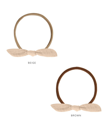 Rylee + Cru Little Knot Headband, Shell